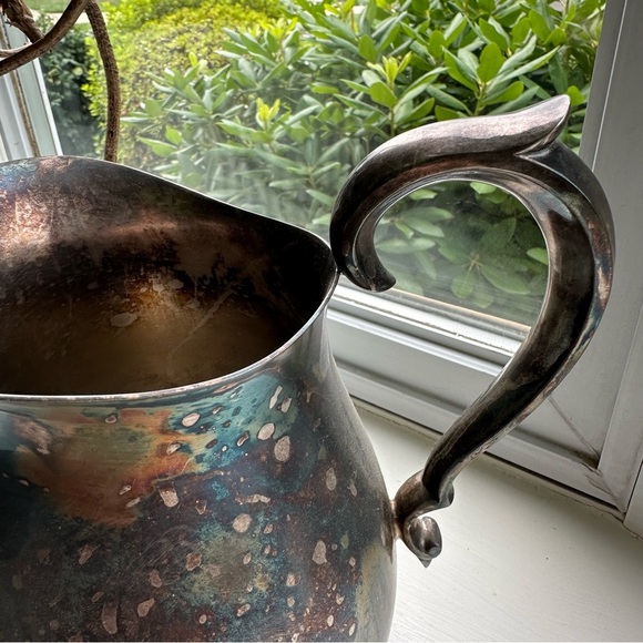 Vintage Reed & Barton Silver Plate Water Pitcher Classy Victorian Style - Picture 4 of 12